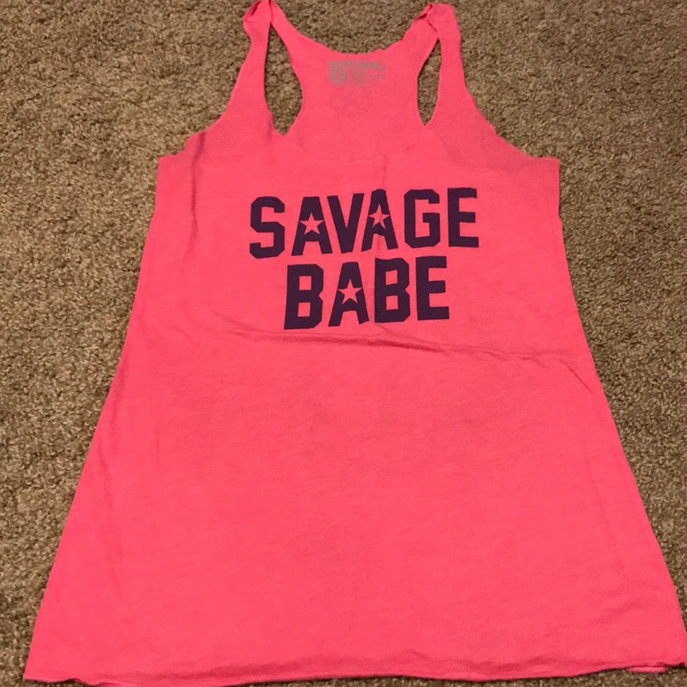 Crossfit savage barbell tank!
